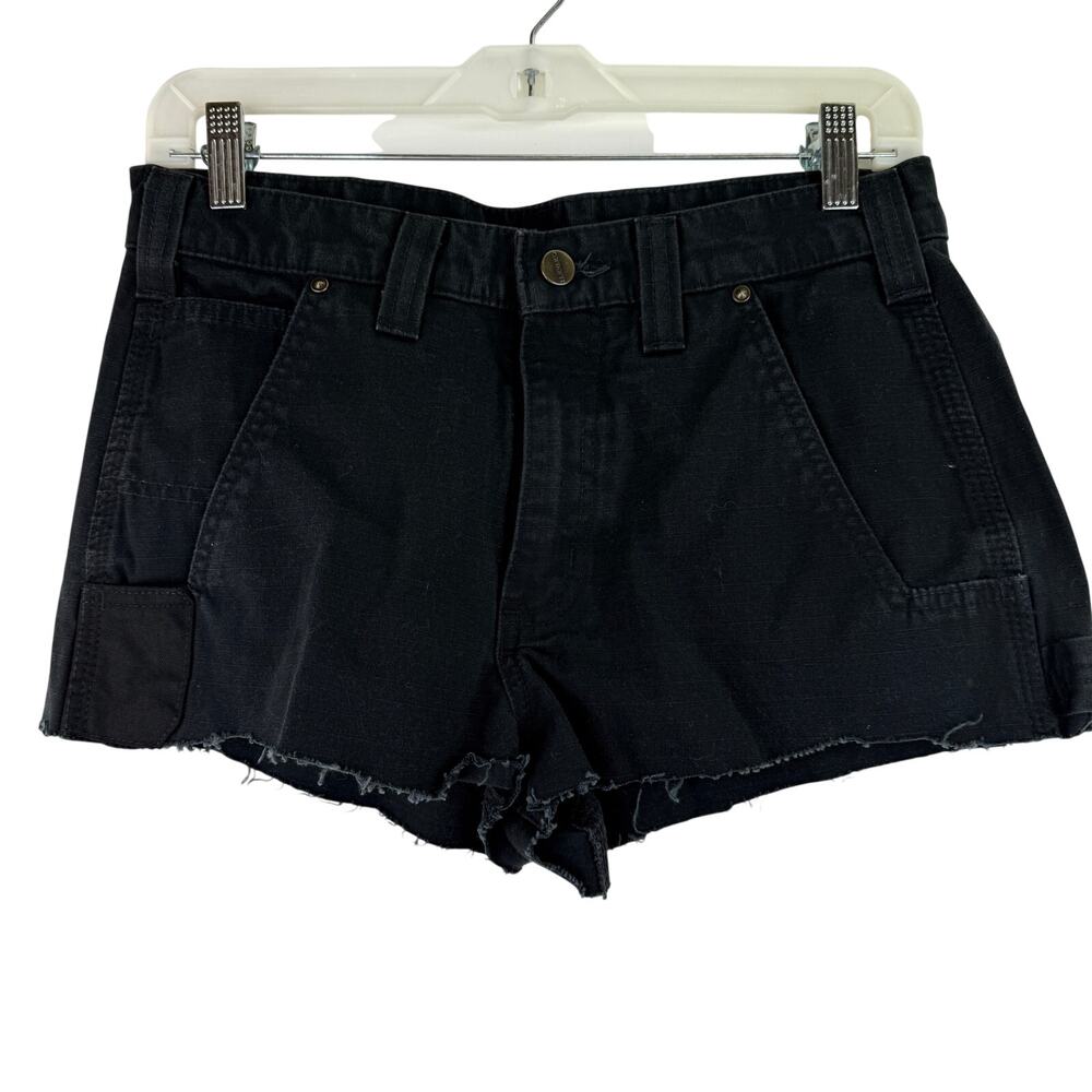 Carhartt Women's B357 Ripstop Cargo Cut Off Hot Shorts Size 30